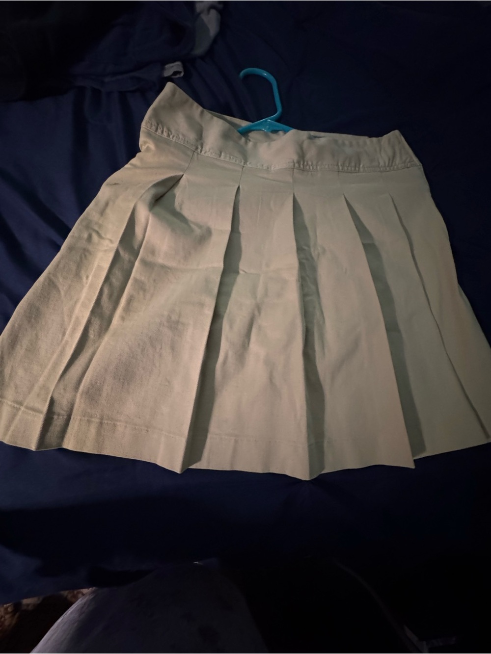 Place Girls Box-Pleat Skirt in Light Tan